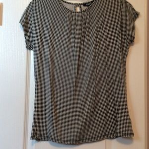 Chaps Hounds Tooth Top